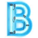 Video sticker 🔠 Glowing Font ➜ @...
