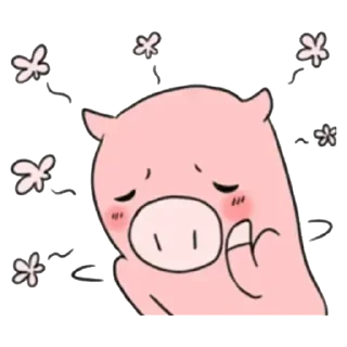 Telegram sticker ❇️ 小豬