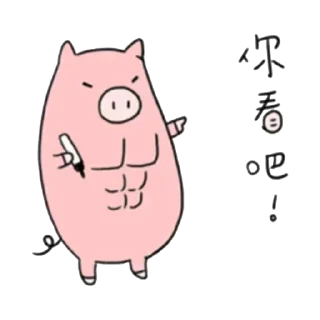 Telegram sticker ❇️ 小豬