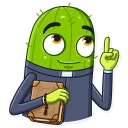 Telegram sticker 👆 Cowboy Cactus