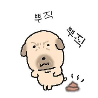 Telegram sticker ⭐ 떵배의 그저그런 하루 @moe_sticker_bot