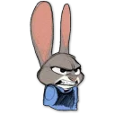 Video sticker 😠 Judy Art Of Zootopia