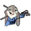 Telegram sticker 💉 Judy Art Of Zootopia