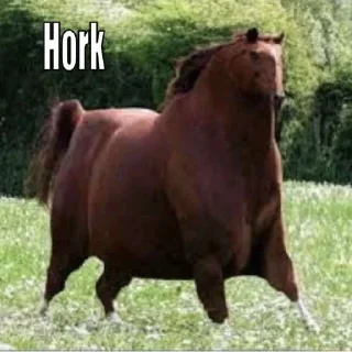 Телеграм стикер 🎭 Hors