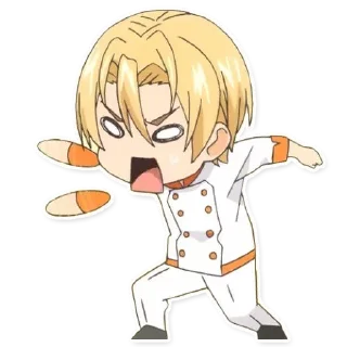 Telegram sticker 😠 Food Wars ~@AnimeLibrary_Stickers