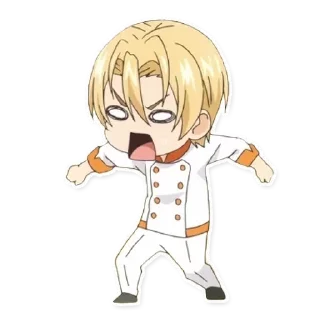 Telegram sticker 😡 Food Wars ~@AnimeLibrary_Stickers