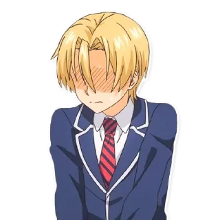 Telegram sticker 😳 Food Wars ~@AnimeLibrary_Stickers