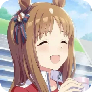 Sticker 😄 Grass Wonder @umamusume_stickers