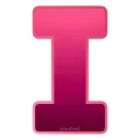 Video sticker 💘 Red ABC ➤ @emoji...