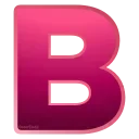 Video sticker 💘 Red ABC ➤ @emoji...