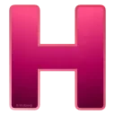Video sticker 💘 Red ABC ➤ @emoji...