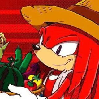 Telegram sticker 🤩 KNUCKLES THE ECHIDNA 2 @BenFanX