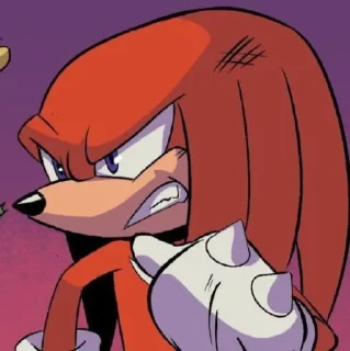 Telegram sticker 🤩 KNUCKLES THE ECHIDNA 2 @BenFanX