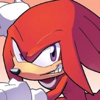 Telegram sticker 🤩 KNUCKLES THE ECHIDNA 2 @BenFanX