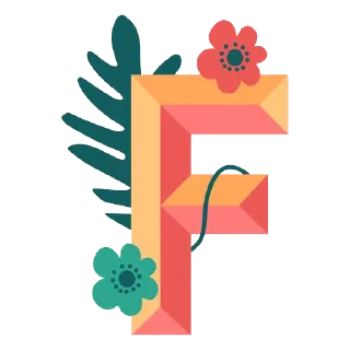 Telegram sticker 🔤 Nature Alphabet @PunjabiSticker