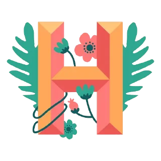 Telegram sticker 🔤 Nature Alphabet @PunjabiSticker