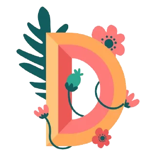 Video sticker 🔤 Nature Alphabet @PunjabiSticker