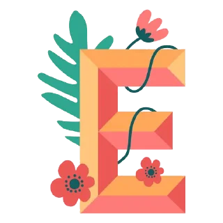 Telegram sticker 🔤 Nature Alphabet @PunjabiSticker