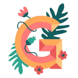 Telegram sticker 🔤 Nature Alphabet @PunjabiSticker