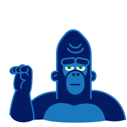 Телеграм стикер 🙄 Harry Gorilla