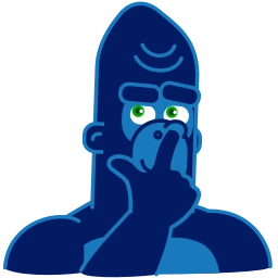 Телеграм стикер 👃 Harry Gorilla
