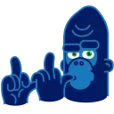 Video sticker 🖕 Harry Gorilla