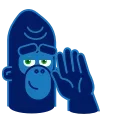 Video sticker 👋 Harry Gorilla
