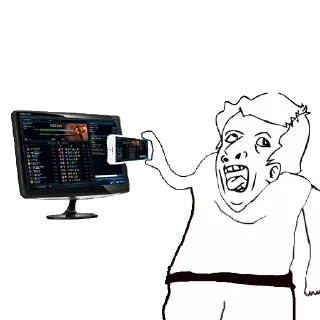 Sticker 🥴 Retarded Wojak