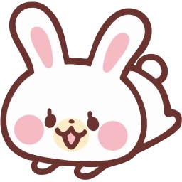 Sticker 😀 HD lovely bunny  ♡  @ririmoji
  by natsumi (line)