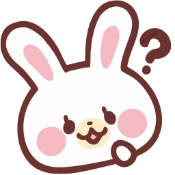 Sticker 🤔 HD lovely bunny  ♡  @ririmoji
  by natsumi (line)
