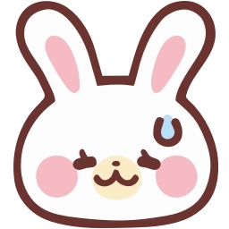 Sticker 😅 HD lovely bunny  ♡  @ririmoji
  by natsumi (line)