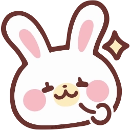 Sticker 😼 HD lovely bunny  ♡  @ririmoji
  by natsumi (line)