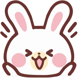 Sticker 😆 HD lovely bunny  ♡  @ririmoji
  by natsumi (line)