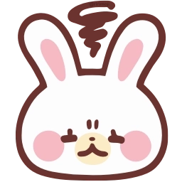 Sticker 😑 HD lovely bunny  ♡  @ririmoji
  by natsumi (line)