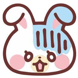 Sticker 😱 HD lovely bunny  ♡  @ririmoji
  by natsumi (line)