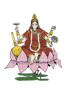 Telegram sticker 🕉️ NavDurga (नवदुर्गा) • @HinduStickers_HinduStuff