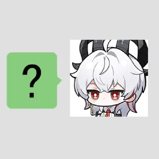 Telegram sticker ❓ Zani’s daily by @wuthering_waves_info