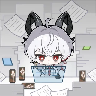Telegram sticker 👩‍💻 Zani’s daily by @wuthering_waves_info