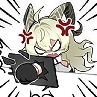 Telegram sticker 🤬 Zani’s daily by @wuthering_waves_info