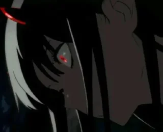 Telegram stiker 🖤 . ָ࣪  ۰𔘓 ָ࣪  @Anime_Land_Music