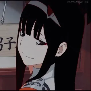 Telegram stiker 🖤 . ָ࣪  ۰𔘓 ָ࣪  @Anime_Land_Music