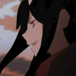 Telegram stiker 🖤 . ָ࣪  ۰𔘓 ָ࣪  @Anime_Land_Music