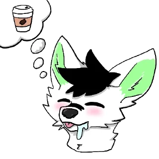 Telegram sticker ☕️ Reverb Husky