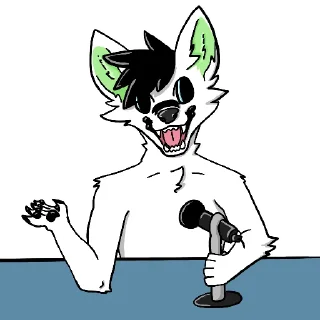 Telegram sticker 🎙 Reverb Husky