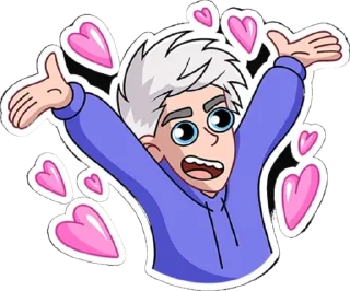 Telegram sticker 🤩 Стикеры А4 от @A4_BAND @MoiStikiBot