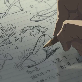 Video sticker 🍀 The Garden of Words // @Anime_Sticker_noob