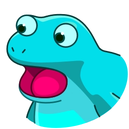 Sticker 😱 Фуксиана Face @emoji_gray