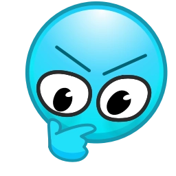 Sticker 😒 Фуксиана Face @emoji_gray