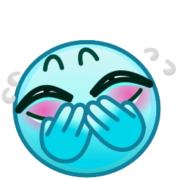 Sticker 🤗 Фуксиана Face @emoji_gray