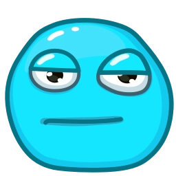 Sticker 😒 Фуксиана Face @emoji_gray